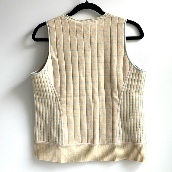 Carlisle Collection Salutation Sleeveless Top Blouse Yellow Size Large - Picture 5 of 16